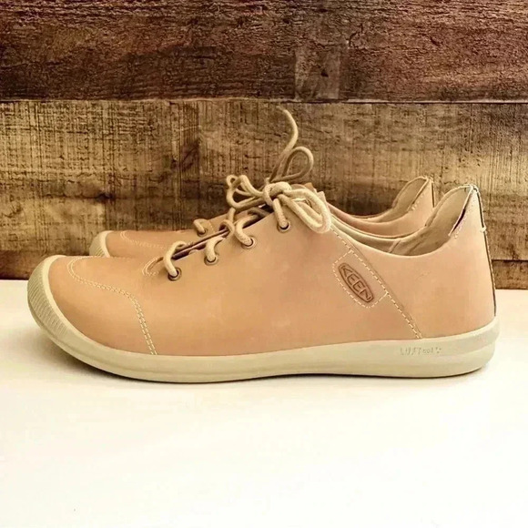 NWOT Keen Lorelai II Leather Lace Up Sneakers - Picture 3 of 8